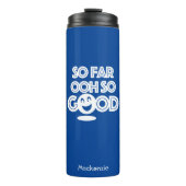 So weit über so viel Glück Thermosbecher (Vorderseite)