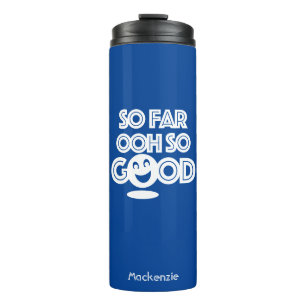 So weit über so viel Glück Thermosbecher