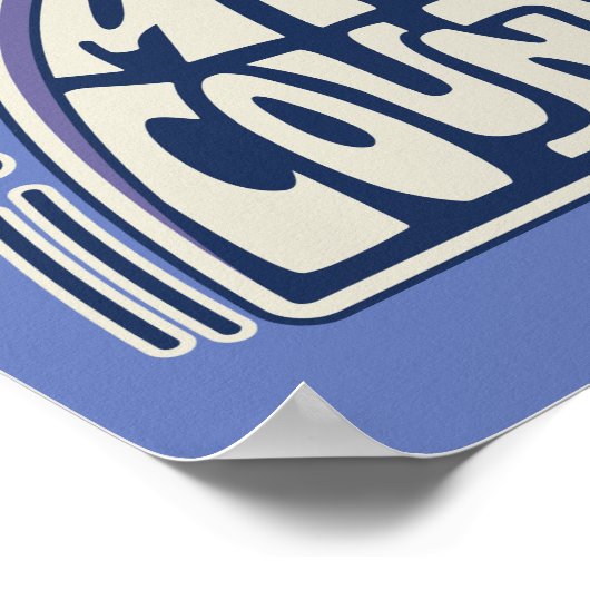 So wenig Zeit, so viele Länder - psychedelisch Poster (Ecke)