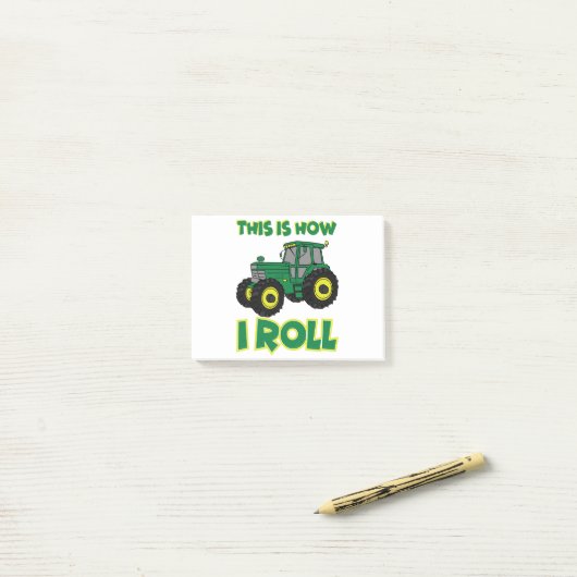 So werde ich rollen post-it klebezettel (Auf Schreibtisch)