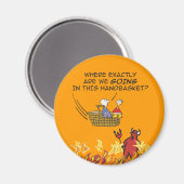 So werden Sie in einem Handkorb-Magnet abhallen Magnet (Vorderseite/Rückseite)