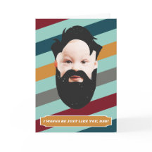 So wie du| Foto Vatertagskarte