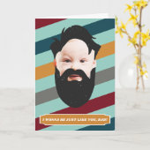 So wie du| Foto Vatertagskarte Karte (Gelbe Blume)