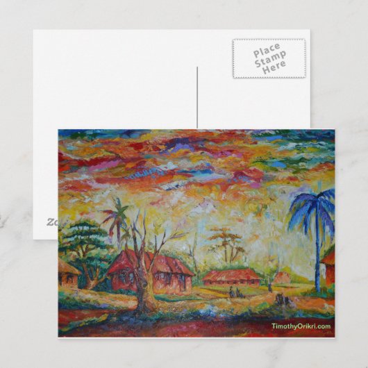 So wie es früher war postkarte (Vorne/Hinten)