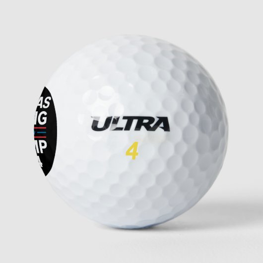 So wie ich Sprichwort Trump 2024 Donald Trump Golfball (Logo)
