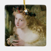 So wird Ihre Familie aus den schönsten Dingen gema Keramikornament (Vorderseite)