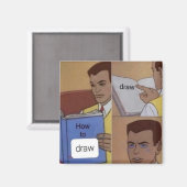 So Zeichne man Magnet (Vorderseite/Rückseite)