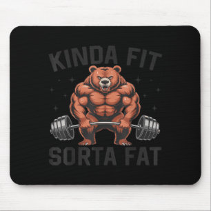 So ziemlich Fit Einigermaßen Fett Lustiger Fitness Mousepad
