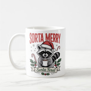 So ziemlich fröhlicher, ziemlich wilder Weihnachts Kaffeetasse