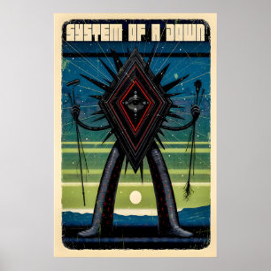 SOAD Poster Mattes Kunstdruck. System Of A Down