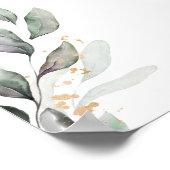 Soak Scripture Badezimmer Wand Kunstposter Poster (Ecke)