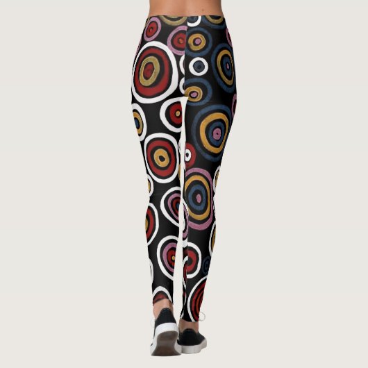Soakage von australischen Aborigine-Künstlern Leggings (Rückseite)