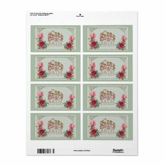 SOAP & BATH ~ Labels (Vorne)