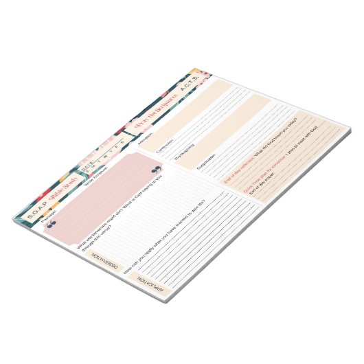 SOAP Bible Studies Journal Notizblock (angewinkelt)