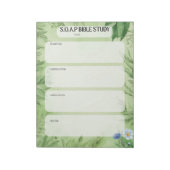 SOAP Bible Study Notepad Notizblock (Rotiert)