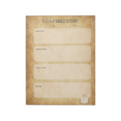 SOAP Bible Study Notepad Notizblock (Rotiert)