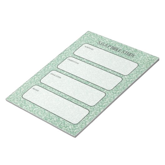 SOAP Bible Study Notepad Notizblock (angewinkelt)