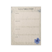 SOAP Bible Study Notepad Notizblock (Rotiert)