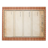 SOAP Bible Study Notepad Notizblock (Vorderseite)