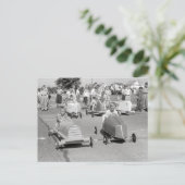 Soap Box Derby, 1940 Postkarte (Stehend Vorderseite)