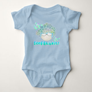 Soap Bubbles Baby Blue Strampler