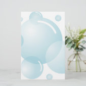 Soap bubbles briefpapier (Stehend Vorderseite)