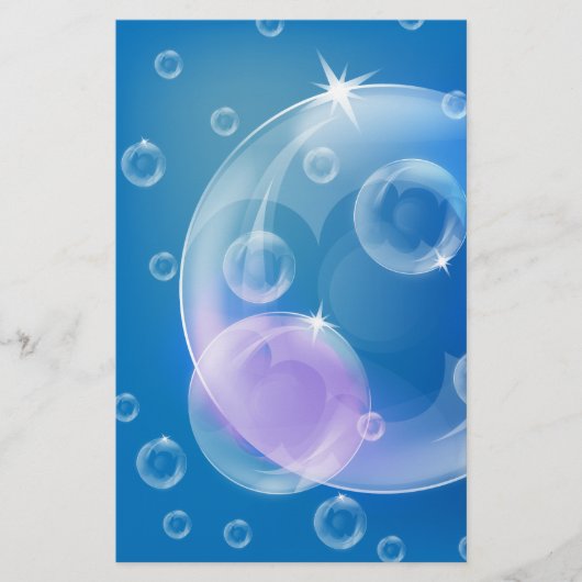 Soap bubbles briefpapier (Vorderseite)