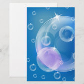 Soap bubbles briefpapier (Vorne/Hinten)