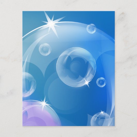 Soap bubbles flyer (Vorne)