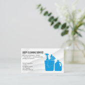 Soap Bubbles House | Saubere Lieferungen: Meerjung Visitenkarte (Stehend Vorderseite)