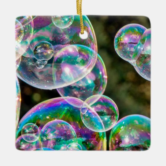 Soap bubbles keramikornament (Vorderseite)