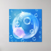 Soap bubbles leinwanddruck (Vorderseite)