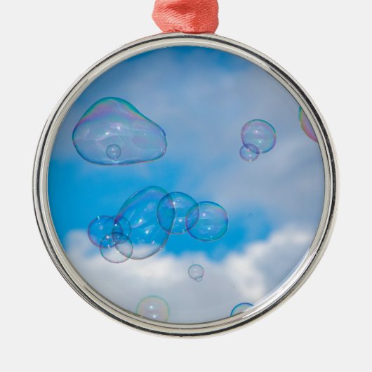 Soap bubbles ornament aus metall (Vorne)