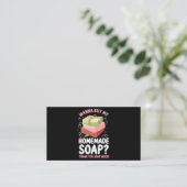 Soap Crafting Wanna kaufen meine hausgemachte Seif Visitenkarte (Stehend Vorderseite)