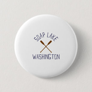 Soap Lake Washington Outdoors Vintage 2 Button