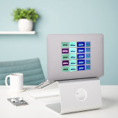 SOAP Mitarbeiter-Vielfaltseite - 20 Aufkleber (Laptop auf Schreibtisch)