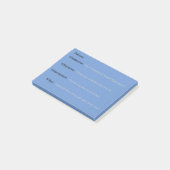 SOAP-Notizen für Therapiestudenten Post-it Klebezettel (angewinkelt)