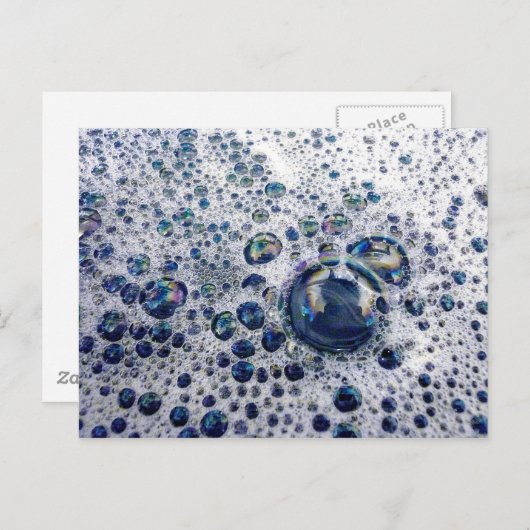Soap Suds Postkarte (Vorne/Hinten)