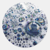 Soap Suds Runder Aufkleber (Vorderseite)
