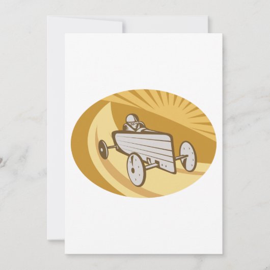 Soapbox Car Einladung (Vorderseite)