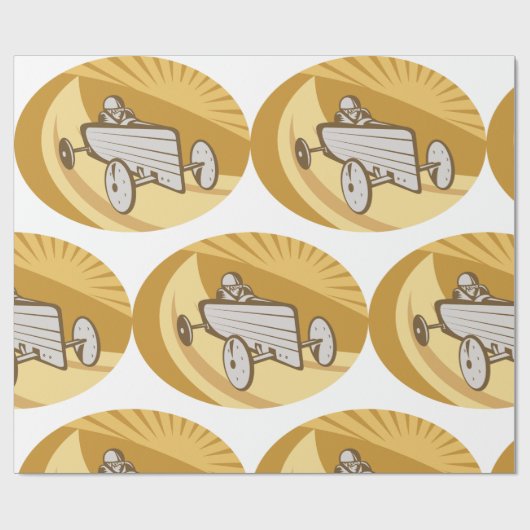 Soapbox Car Geschenkpapier (Flach)