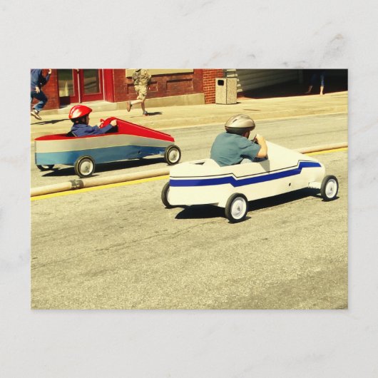 SOAPBOX DERBY POSTKARTE (Vorderseite)