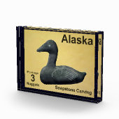 Soapstone Eider - Alaska Postage Fotoblock (Rechts)