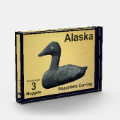 Soapstone Eider - Alaska Postage Fotoblock (Links)