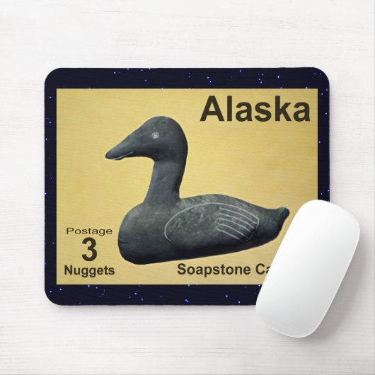 Soapstone Eider Duck Mousepad (Mit Mouse)