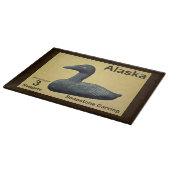 Soapstone Eider Duck Schneidebrett (Ecke)