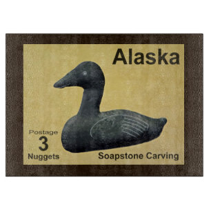 Soapstone Eider Duck Schneidebrett