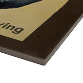 Soapstone Eider Duck Schneidebrett (Ecke)