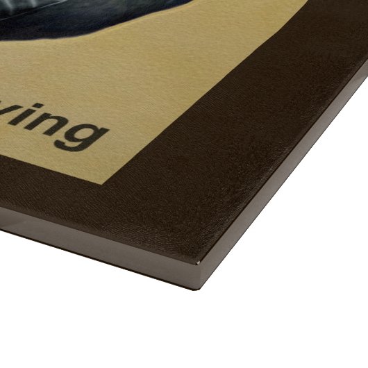 Soapstone Eider Duck Schneidebrett (Ecke)