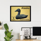 Soapstone Eider Poster (Heimbüro)